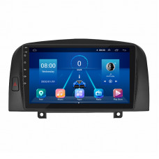 Штатная магнитола Lesko для Hyundai Sonata V (NF) 2004-2010 экран 9" 2/32Gb 4G Wi-Fi GPS Top