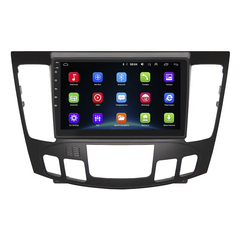 Штатная магнитола Lesko для Hyundai Sonata V (NF) Auto AC 2008-2010 экран 9" 2/32Gb Wi-Fi GPS Base