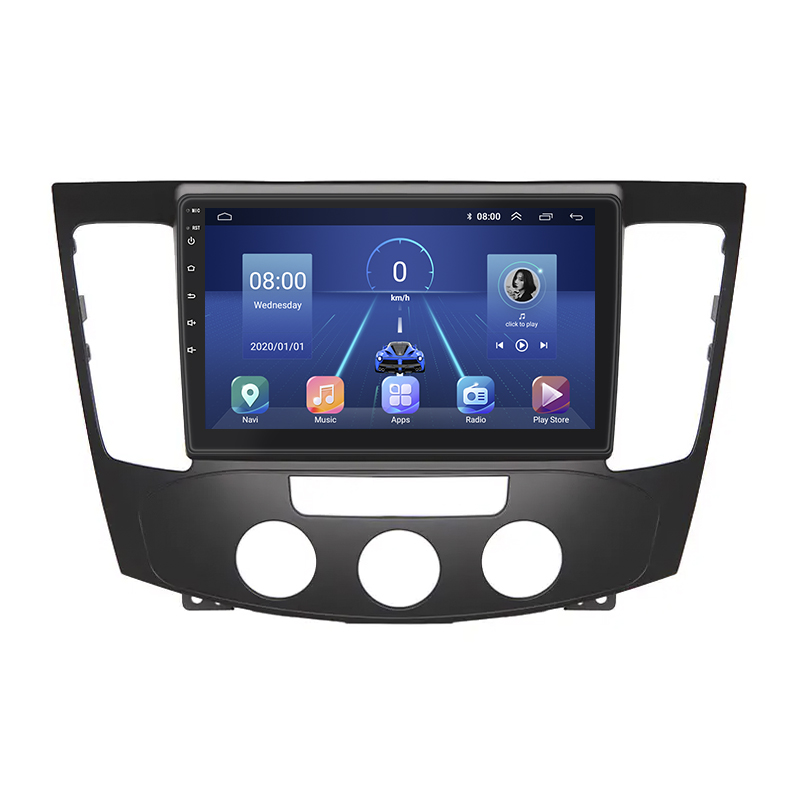 Штатная магнитола Lesko для Hyundai Sonata V (NF) Manual AC 2008-2010 экран 9" 4/64Gb 4G Wi-Fi GPS Top