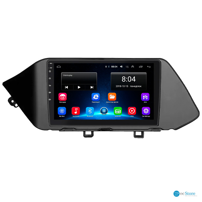 Штатная магнитола Lesko для Hyundai Sonata VIII (DN8) 2019-2020 экран 10" 2/32Gb Wi-Fi GPS Base