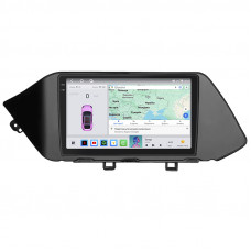Штатная магнитола Lesko для Hyundai Sonata VIII (DN8) 2019-2020 экран 10" 4/64 QLED CarPlay 4G Wi-Fi GPS 360 Prime