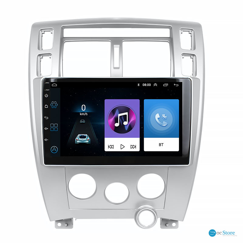 Штатная магнитола Lesko для Hyundai Tucson I 2004-2010 экран 10" 1/16Gb Wi-Fi GPS Base