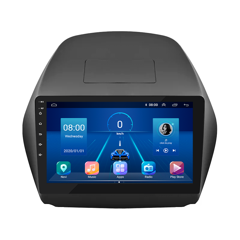 Штатная магнитола Lesko для Hyundai Tucson II 2009-2015 экран 10" 2/32Gb 4G Wi-Fi GPS Top