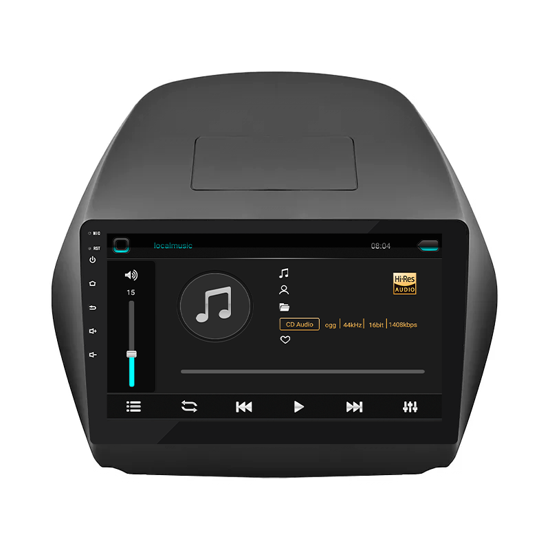 Штатная магнитола Lesko для Hyundai Tucson II 2009-2015 экран 10" 2/32Gb 4G Wi-Fi GPS Top