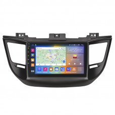 Штатная магнитола Lesko для Hyundai Tucson III 2015-2018 экран 9" 2/32Gb CarPlay 4G Wi-Fi GPS Prime
