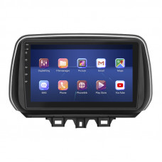 Штатная магнитола Lesko для Hyundai Tucson III Рестайлинг 2018-2021 экран 10" 2/32Gb 4G Wi-Fi GPS Top