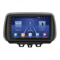 Штатная магнитола Lesko для Hyundai Tucson III Рестайлинг 2018-2021 экран 10" 4/64Gb 4G Wi-Fi GPS Top