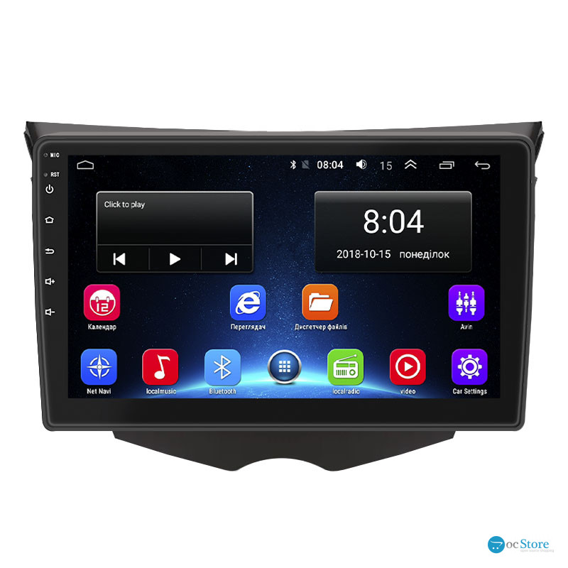 Штатная магнитола Lesko для Hyundai Veloster I 2011-2015 экран 9" 2/32Gb Wi-Fi GPS Base