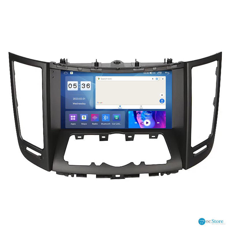 Штатная магнитола Lesko для Infiniti FX II (S51) 2008-2012 экран 9" 2/32Gb CarPlay 4G Wi-Fi GPS Prime