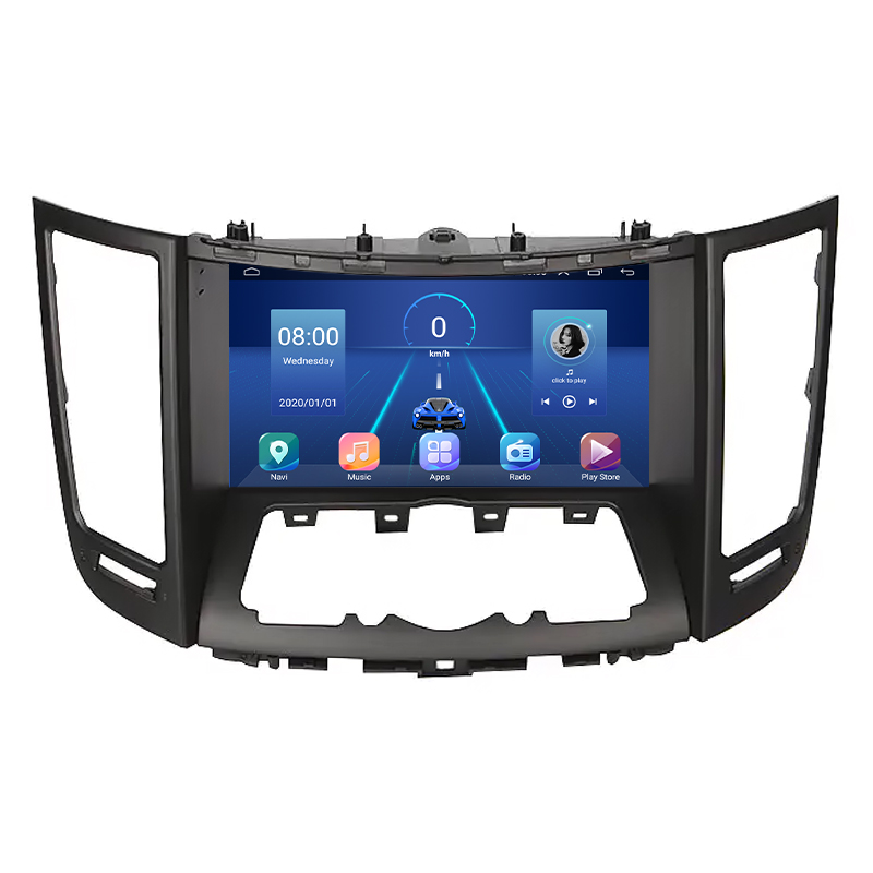 Штатная магнитола Lesko для Infiniti FX II (S51) 2008-2012 экран 9" 2/32Gb 4G Wi-Fi GPS Top