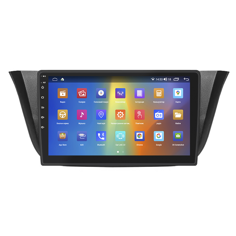 Штатная магнитола Lesko для IVECO Daily VI 2014-2019 экран 9" 2/32Gb CarPlay 4G Wi-Fi GPS Prime