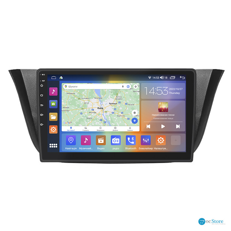 Штатная магнитола Lesko для IVECO Daily VI 2014-2019 экран 9" 4/64Gb CarPlay 4G Wi-Fi GPS Prime