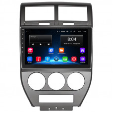 Штатная магнитола Lesko для Jeep Compass I 2006-2010 экран 10" 2/32Gb Wi-Fi GPS Base