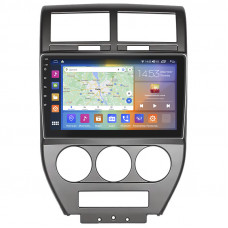 Штатная магнитола Lesko для Jeep Compass I 2006-2010 экран 10" 2/32Gb CarPlay 4G Wi-Fi GPS Prime