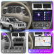 Штатная магнитола Lesko для Jeep Compass I 2006-2010 экран 10" 4/64Gb CarPlay 4G Wi-Fi GPS Prime