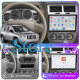 Штатная магнитола Lesko для Jeep Compass I 2006-2010 экран 10" 4/64 QLED CarPlay 4G Wi-Fi GPS 360 Prime