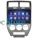 Штатная магнитола Lesko для Jeep Compass I 2006-2010 экран 10" 4/32Gb 4G Wi-Fi GPS Top