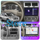 Штатная магнитола Lesko для Jeep Compass I 2006-2010 экран 10" 4/32Gb 4G Wi-Fi GPS Top