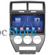 Штатная магнитола Lesko для Jeep Compass I 2006-2010 экран 10" 4/64Gb 4G Wi-Fi GPS Top