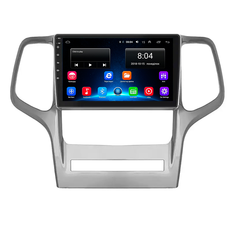 Штатная магнитола Lesko для Jeep Grand Cherokee IV (WK2) 2010-2013 экран 9" 2/32Gb Wi-Fi GPS Base