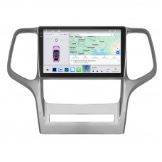 Штатная магнитола Lesko для Jeep Grand Cherokee IV (WK2) 2010-2013 экран 9" 4/64 QLED CarPlay 4G Wi-Fi GPS 360 Prime