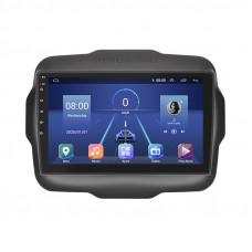 Штатная магнитола Lesko для Jeep Renegade I 2014-2019 экран 9" 4/64Gb 4G Wi-Fi GPS Top