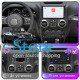 Штатная магнитола Lesko для Jeep Wrangler III (JK) 2007-2018 экран 10" 4/64 QLED CarPlay 4G Wi-Fi GPS 360 Prime