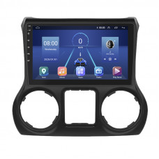 Штатная магнитола Lesko для Jeep Wrangler III (JK) 2007-2018 экран 10" 6/128Gb 4G Wi-Fi GPS Top