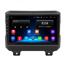 Штатная магнитола Lesko для Jeep Wrangler IV (JL) 2017-н.в. экран 9" 2/32Gb Wi-Fi GPS Base