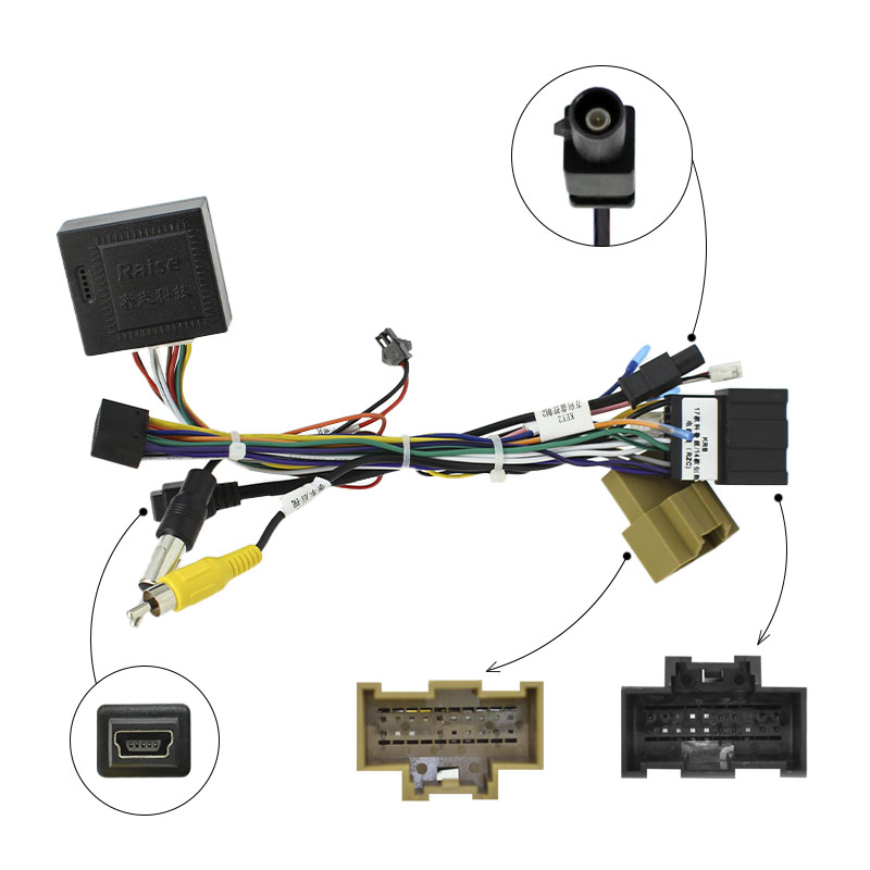 Адаптер штатного уселителя FEELDO Chevrolet Spark 2020+ Aveo 2016+ Opel Vivaro Zafira Life 2019+ CAN-BUS (6638)