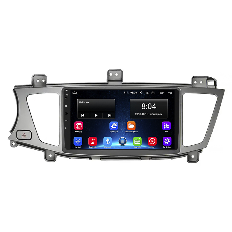 Штатная магнитола Lesko для Kia Cadenza I 2009-2013 экран 9" 2/32Gb Wi-Fi GPS Base