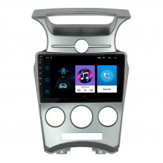 Штатная магнитола Lesko для Kia Carens II (UN) 2006-2012 экран 9" 1/16Gb Wi-Fi GPS Base