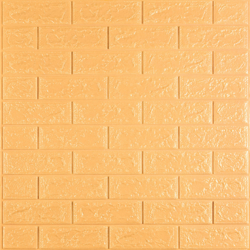 3D панель самоклеюча 700х770х5мм цегла Жовто-пісочний (009-5) SW-00000028