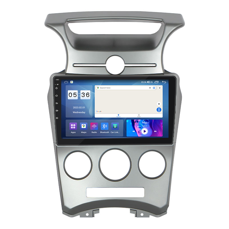 Штатная магнитола Lesko для Kia Carens II (UN) 2006-2012 экран 9" 2/32Gb CarPlay 4G Wi-Fi GPS Prime