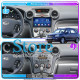 Штатная магнитола Lesko для Kia Carens II (UN) 2006-2012 экран 9" 4/64Gb 4G Wi-Fi GPS Top