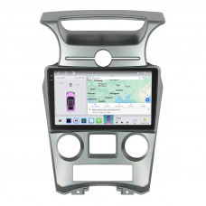 Штатная магнитола Lesko для Kia Carens II (UN) Auto AC 2006-2012 экран 9" 4/64 QLED CarPlay 4G Wi-Fi GPS 360 Prime