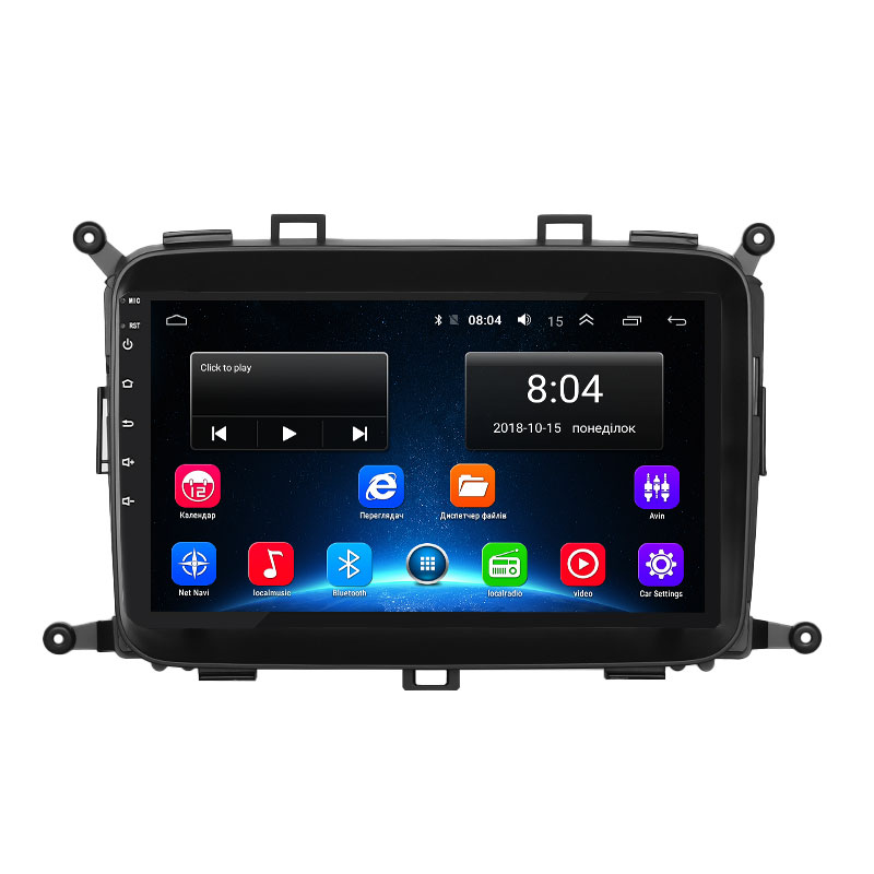 Штатная магнитола Lesko для Kia Carens III (RP) 2013-2019 экран 9" 2/32Gb Wi-Fi GPS Base