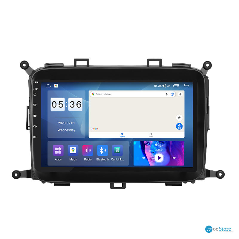 Штатная магнитола Lesko для Kia Carens III (RP) 2013-2019 экран 9" 2/32Gb CarPlay 4G Wi-Fi GPS Prime