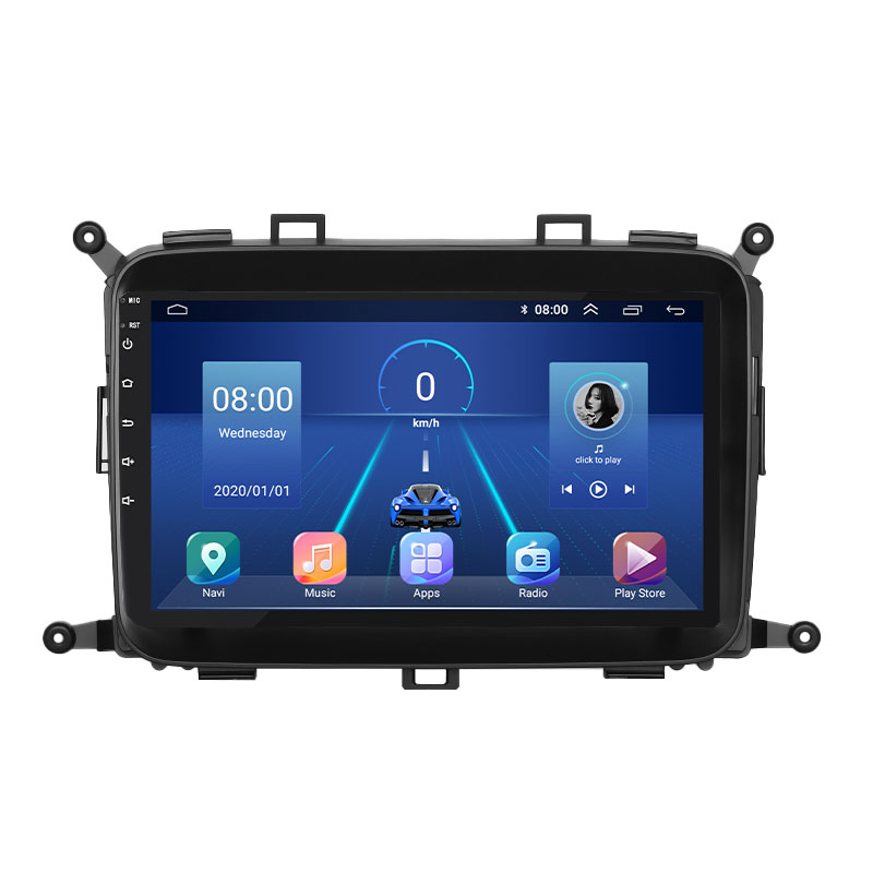 Штатная магнитола Lesko для Kia Carens III (RP) 2013-2019 экран 9" 4/64Gb 4G Wi-Fi GPS Top