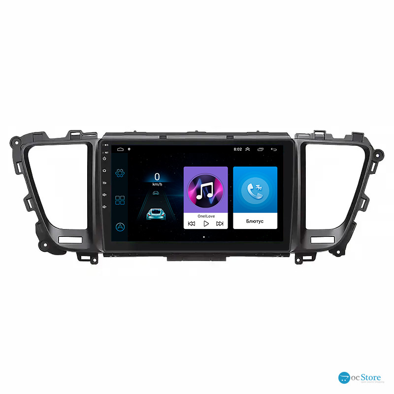 Штатная магнитола Lesko для Kia Carnival III 2014-2021 экран 9" 1/16Gb Wi-Fi GPS Base