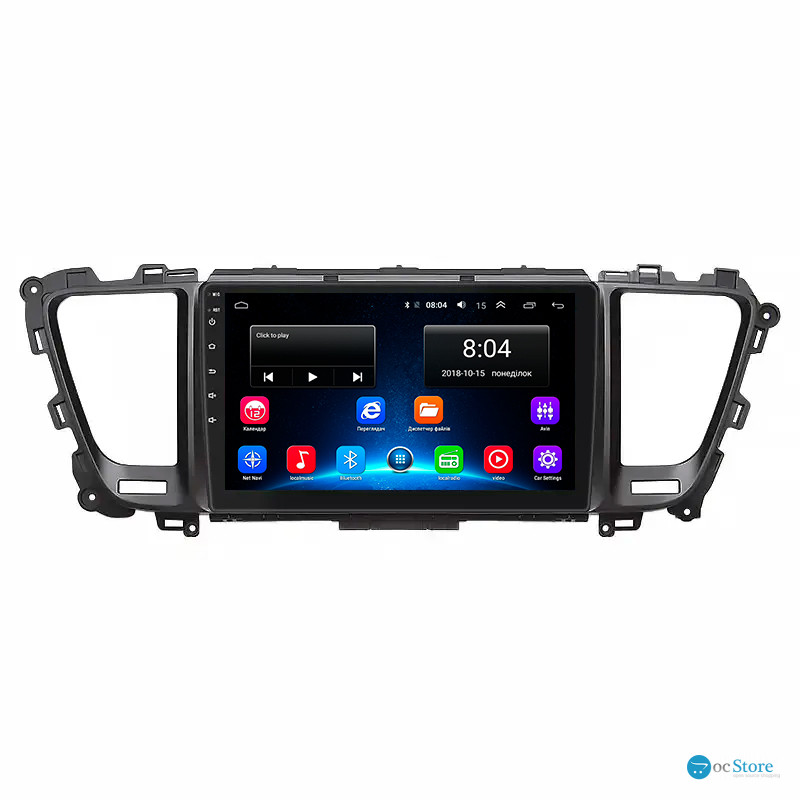 Штатная магнитола Lesko для Kia Carnival III 2014-2021 экран 9" 2/32Gb Wi-Fi GPS Base