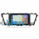 Штатная магнитола Lesko для Kia Carnival III 2014-2021 экран 9" 4/64Gb CarPlay 4G Wi-Fi GPS Prime