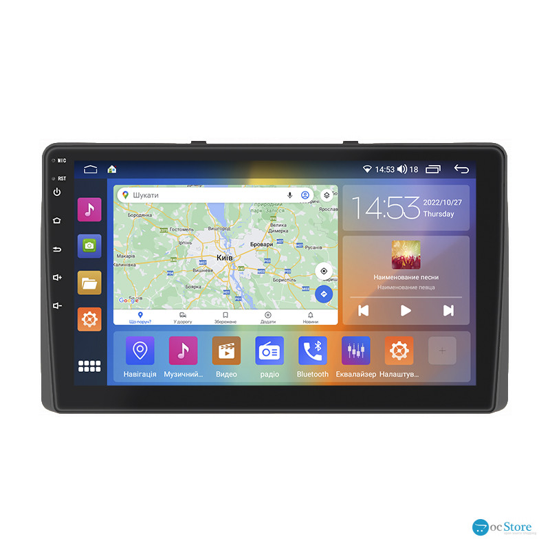 Штатная магнитола Lesko для Kia Carnival IV 2020-н.в. экран 9" 2/32Gb CarPlay 4G Wi-Fi GPS Prime