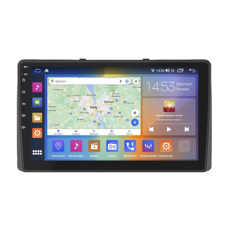 Штатная магнитола Lesko для Kia Carnival IV 2020-н.в. экран 9" 4/64Gb CarPlay 4G Wi-Fi GPS Prime