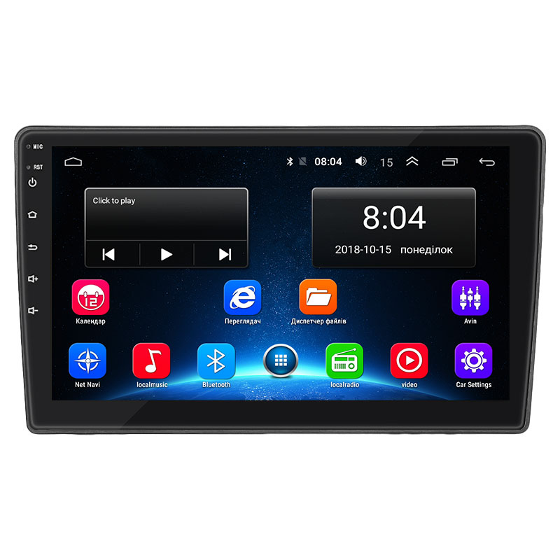 Штатная магнитола Lesko для Kia Ceed I 2006-2010 экран 9" 2/32Gb Wi-Fi GPS Base