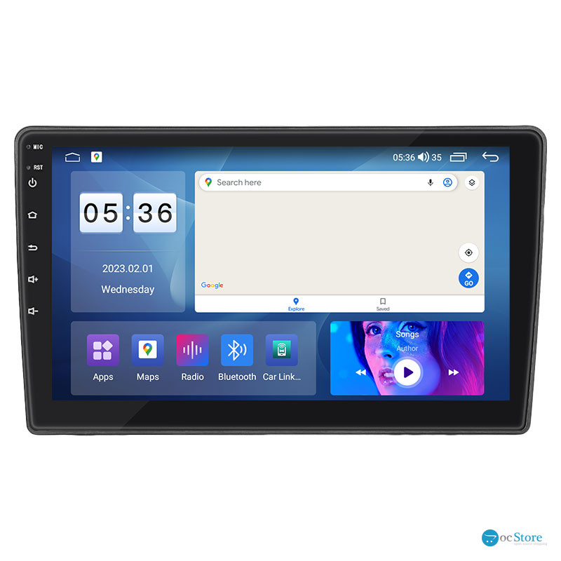 Штатная магнитола Lesko для Kia Ceed I 2006-2010 экран 9" 2/32Gb CarPlay 4G Wi-Fi GPS Prime
