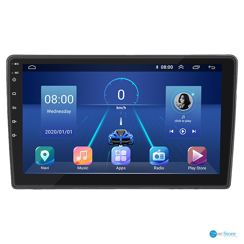 Штатная магнитола Lesko для Kia Ceed I 2006-2010 экран 9" 2/32Gb 4G Wi-Fi GPS Top