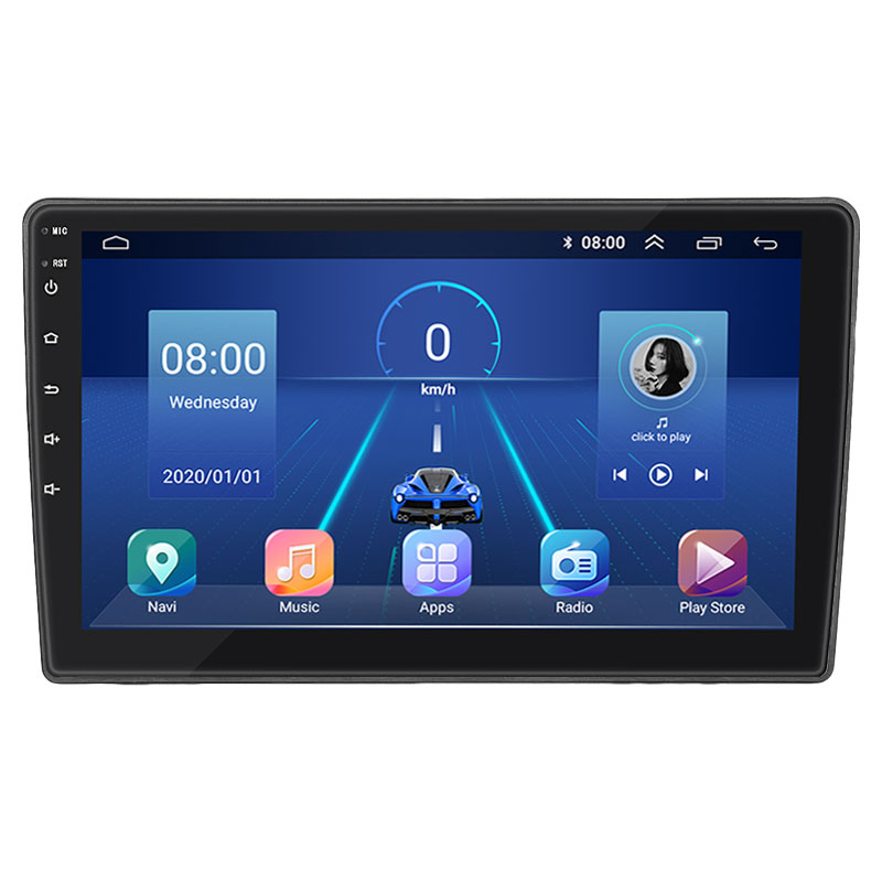 Штатная магнитола Lesko для Kia Ceed I 2006-2010 экран 9" 2/32Gb 4G Wi-Fi GPS Top