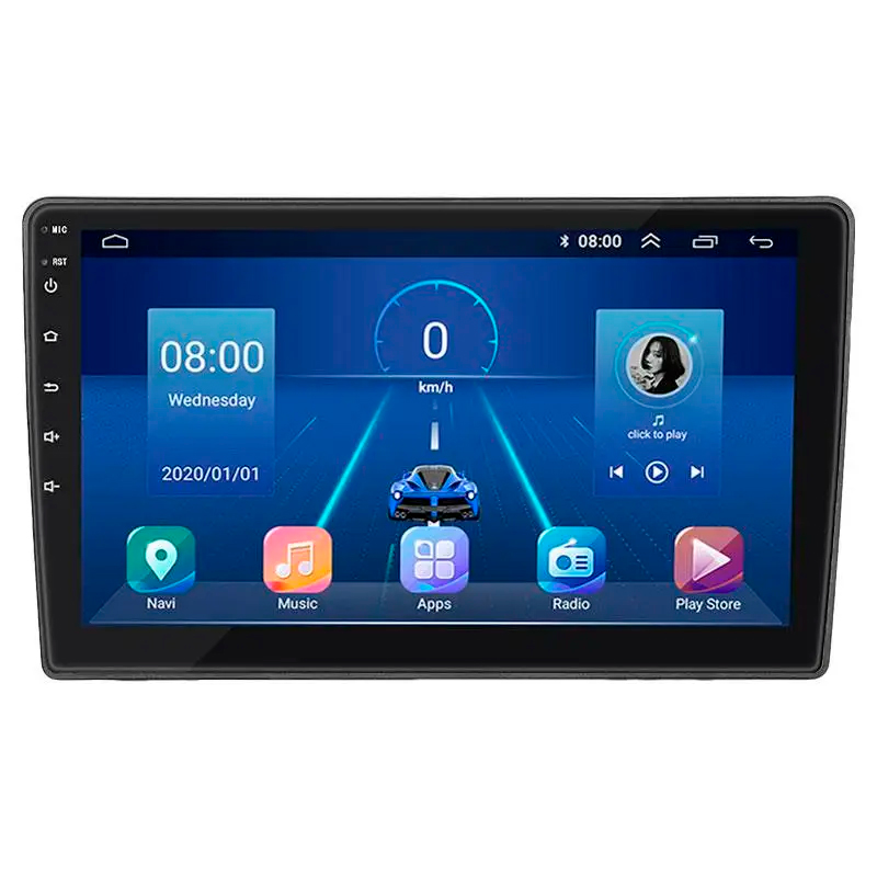 Штатная магнитола Lesko для Kia Ceed I Рестайлинг 2010-2012 экран 9" 6/128Gb 4G Wi-Fi GPS Top