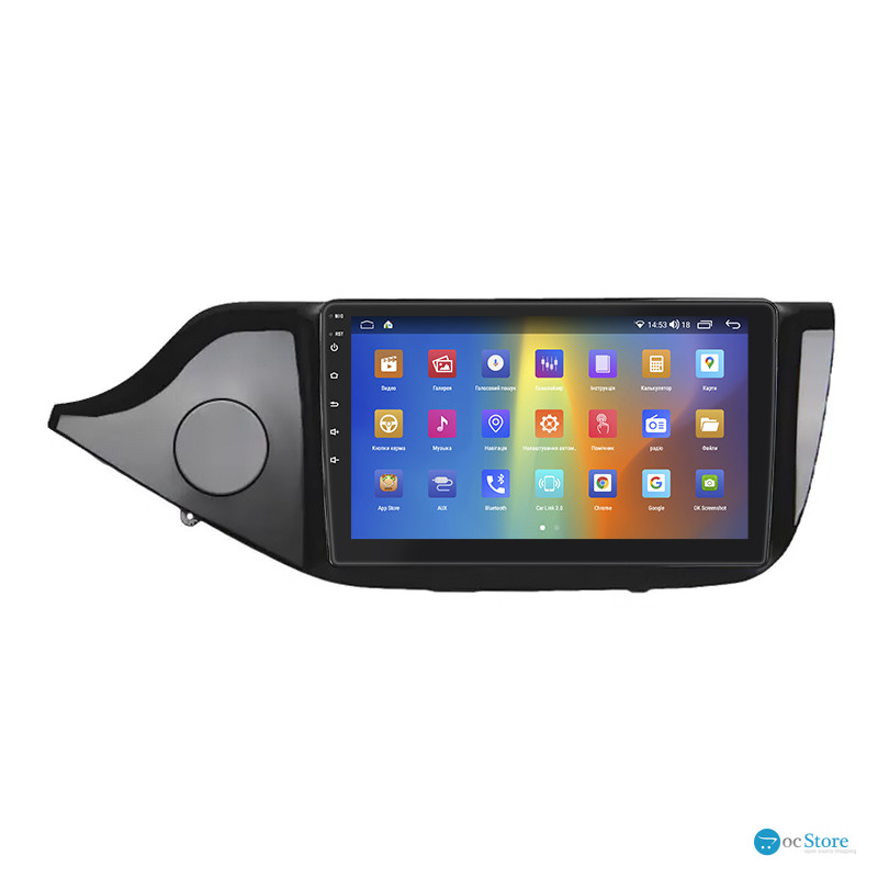 Штатная магнитола Lesko для Kia Ceed II 2012-2015 экран 9" 2/32Gb CarPlay 4G Wi-Fi GPS Prime